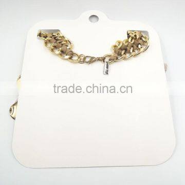 Delicate Bib Necklace Gold Statement Snake Chain Necklace photo-2