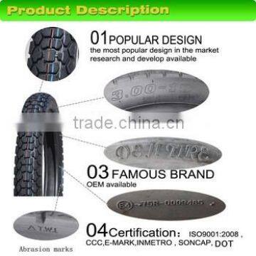 Customized Motorcycle Tyre With Inner Tube With More Than 500 Elongation at Break photo-4