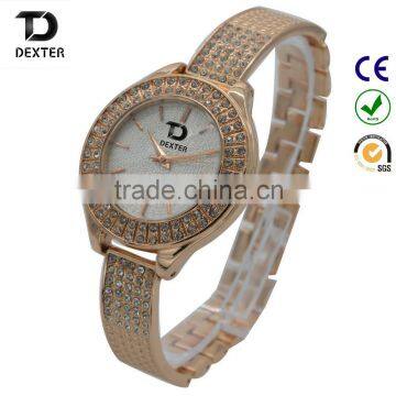 beautiful quartz ladies jeweled watch