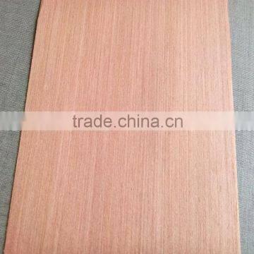 sapele artificial wood veneer for plywood