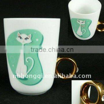 Cartoon Diamond Ring Ceramic Mug