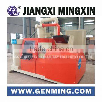 Low energy cost copper scrap recycling plant from waste cable and wire