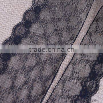 Scalloped net lace trim white wholesale