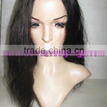 new arrivals for summer human remy hair half lace wig