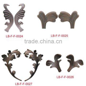 wrought iron casting for iron gate,iron fence,iron window