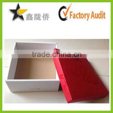 14 Years custom apparel packaging cardboard box with lid