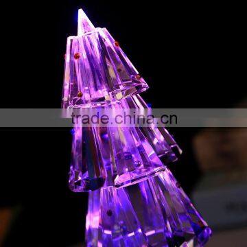 hot sale beautiful colorful crystal Christmas tree