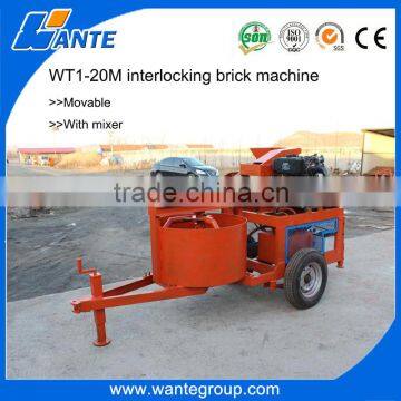 Diesel Engine WT1-20M Hydraulic Pressing Brick Machine/clay Solid Brick Machine photo-4