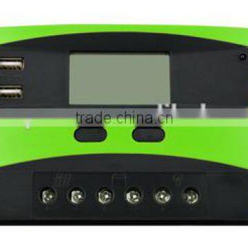 HT30DU Series10A 20A 30A PWM Solar Charge Controller with LCD Display