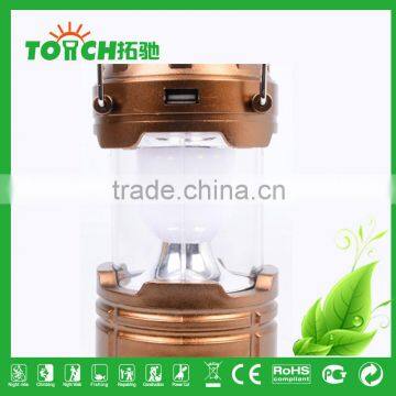 Flashlight Manufacturer Plastic Solar Rechargeable Camp Light Long Working Hour 3*AAA Battery Tent Lamp Emergency Lantern photo-4