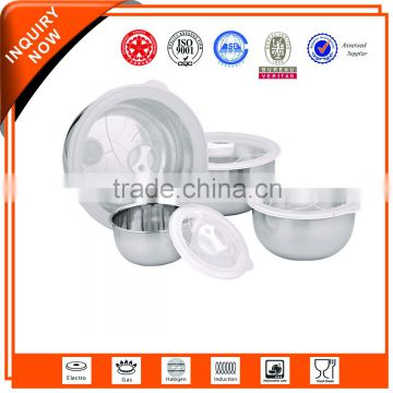 best Stainless steel sealed bowl with plastic lid