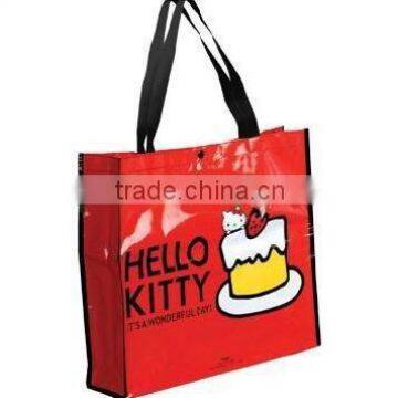 hello kitty laminated PP woven bags