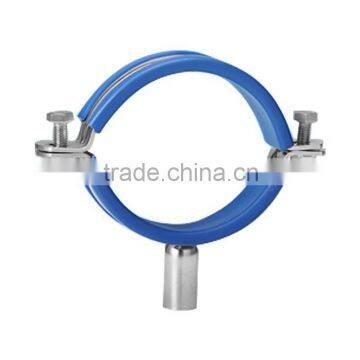 SS304 heavy duty clamps with rubber
