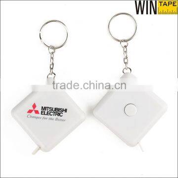 Keyring ABS Plastic Sewing Tape Measure Square Shape With Branded Mitsubishi Electric photo-2