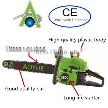 new CS5200,5800 GASOLINE CHAIN SAW WITH CE