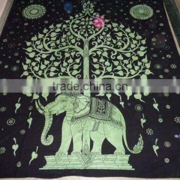 Elephant Tree of Life Bedsheets Tapestry New photo-5