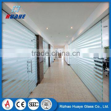 Alibaba China ultra clear frosted glass exterior door