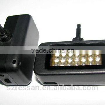2015 Factory supply cable take pole selfie stick LED flash light for smartphone at night vision