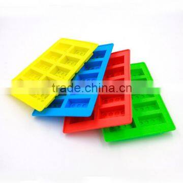 Rubber Ice Cube Mould Ice Tray Brick Shape Ice Blocks 10 Slots Ice Cream Tubs Fandont Chocolate Mold Bar Party Frozen Drink 1PC photo-5