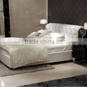 New classical leather with buttons bed (LS-412)