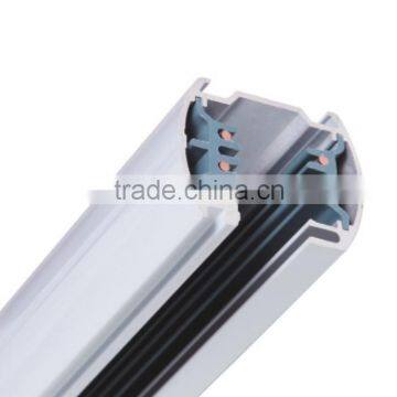 3 Circuit 4 wires LED Track Rail, 4 lines DALI Aluminum guide rails- 1meter/1.5M/2M/3M available,round & square shape for option