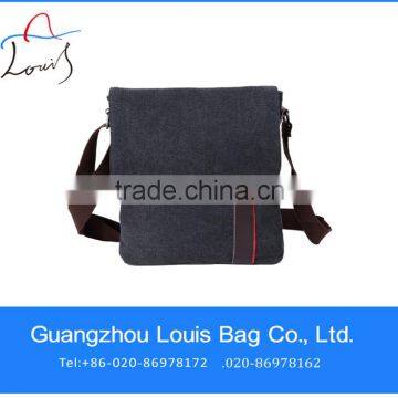 2014 canvas bag with leather trim,korean canvas bag,leather weekend bag