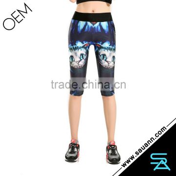 Wholesale Cheap Tights Capri Women Cat Print Leggings in stock