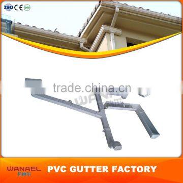 Guangzhou Products Plastic 5.2K,7K Brown Roofing Rain PVC UPVC Roof Gutter Fittings