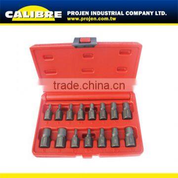 CALIBRE 15pc Special Short Length Screw Extractor Set