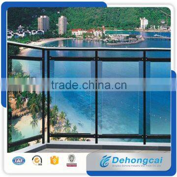 Hot Galvanized Residential Durable Factory Price Wrought Iron Glass Fence