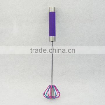 silicone with stainless steel egg beater