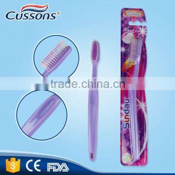 100% eco-friendly health soft bristle toothbrush adult