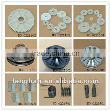 Muller parts KYparts--(yarn feeding gear,yarn gear,guide sheet,wheel,base line cam spring)