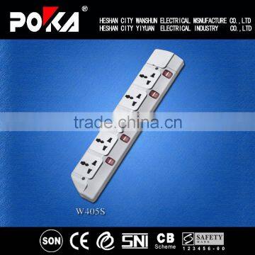 AC Socket Outlet with Individual Switches