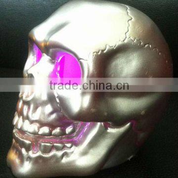 led small halloween skull flashing lamp