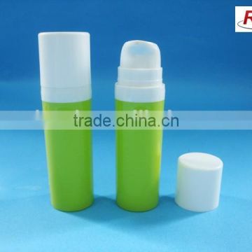 plastic airless bottle, new design hot sale plastic sirless pump bottle 5ml 10ml 15ml