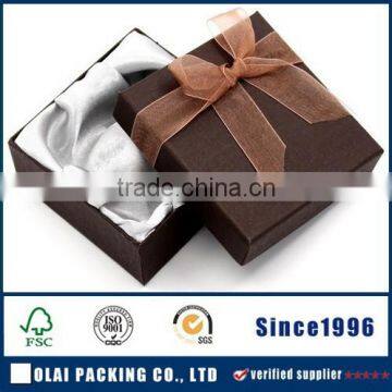 ribbon brown paper bangle box