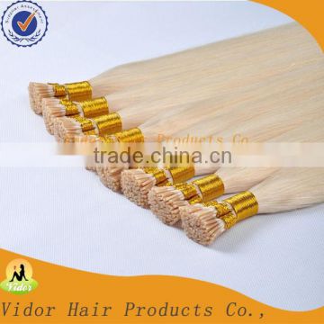 First Grade 100% Human Hair I Tip Pre Bonded Hair Extension