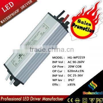 Promotion HG-WP2219 LED driver lamps driver 20W COB