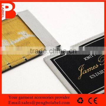 2015 Custom High Quality Damask Woven Clothing Label photo-3