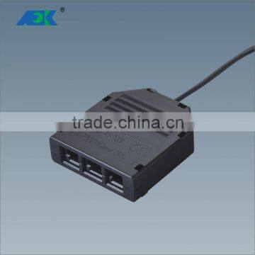 Mini Male Plug Connection Cable Connectors in White Color for Led Light 12V DC 3A photo-4