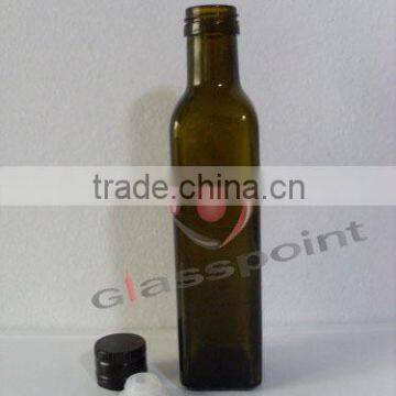 Olive oil glass bottle aluminum cap, screw cap for oil bottle