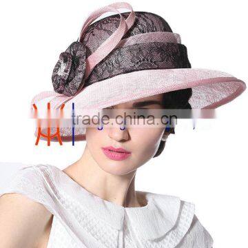 Party church fashion new sinamay fabric hats