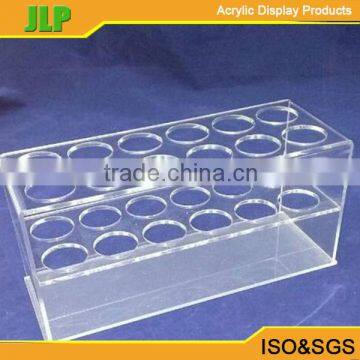 JLP clear function of acrylic test tube rack display wholesale