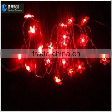 high quality battery operated flower string lights