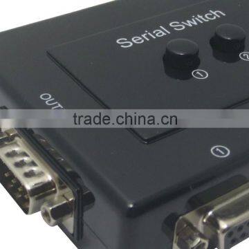 New Hot 2 PORT RS232 switch two computer serial port switch on sale