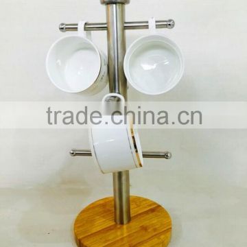 wooden stainless steel tumber holder