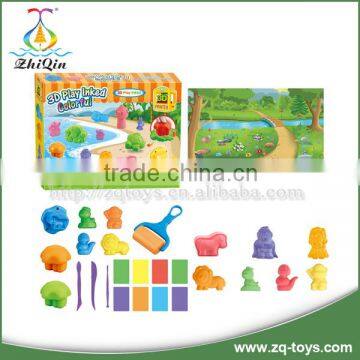 3D print intelligent play dough colour clay kids dough play set