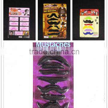 cheap party supplies wholesale china synthetic funny beard moustache for kids