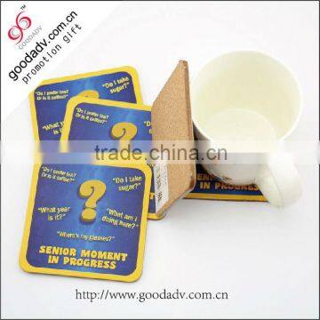 Promotional advertising gifts Wholesale Custom Printed Beer Coasters